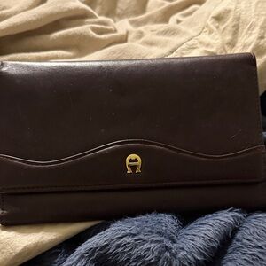 Etienne Aigner Dark Brown Wallet